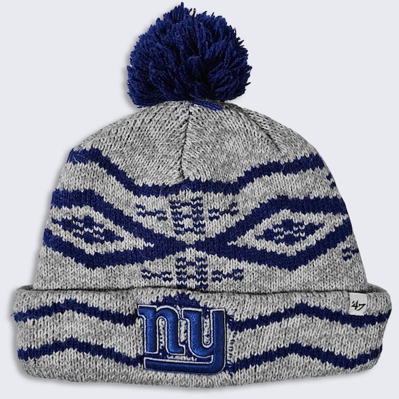 New York Giants Knit Toboggan Beanie Football Hat - NFL Team Apparel - 100% Acrylic - Stitched On Logo - One Size Fits All - FREE SHIPPING