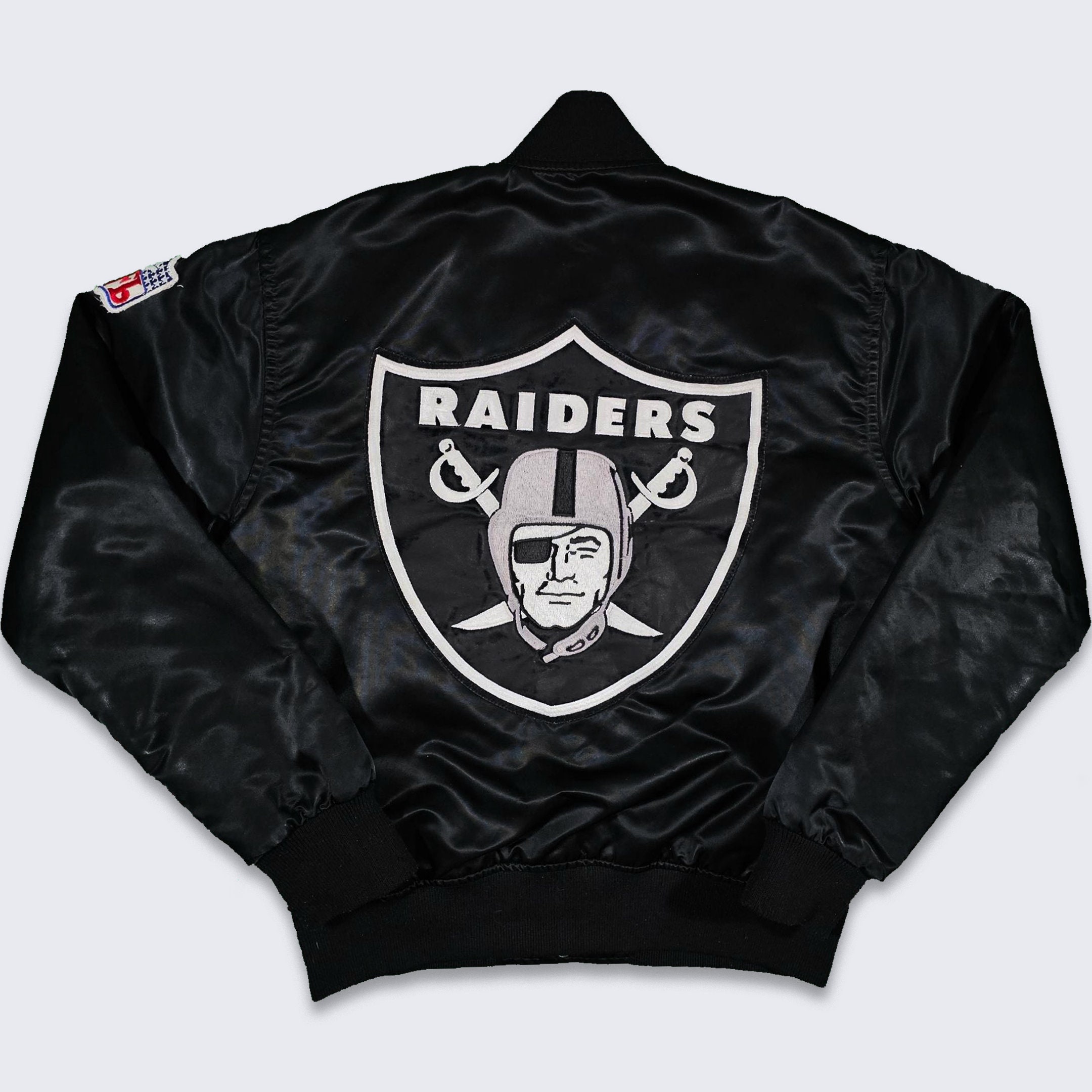 Raiders Satin Starter Jackets - Etsy Raiders Satin Starter Jackets - Etsy