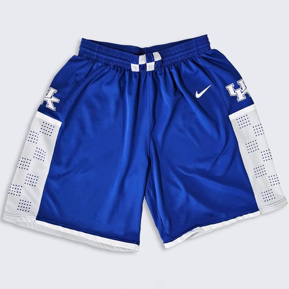 Kentucky Wildcats Nike NCAA UK Basketball Shorts - University Uniform Jersey Bottoms - Men's Size : Extra Large ( XL ) - Free Shipping