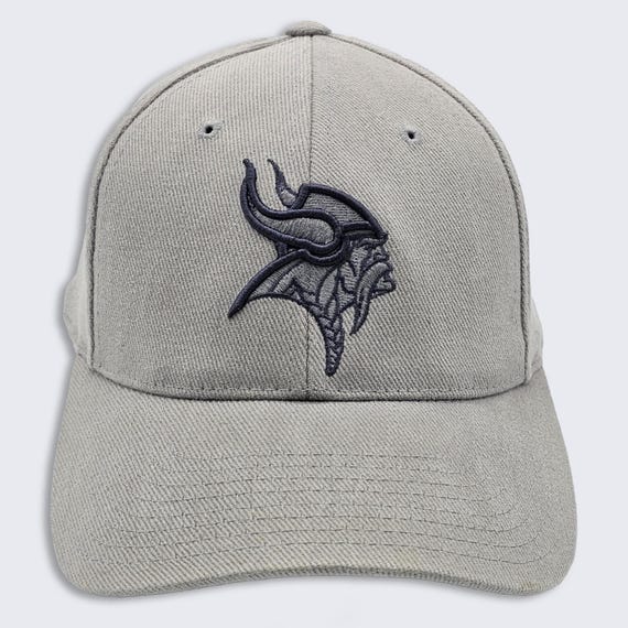 Minnesota Vikings Vintage Gray American Needle Hat - NFL Officially Licensed Product - Stitched On Logos - One Size Fits All - FREE SHIPPING