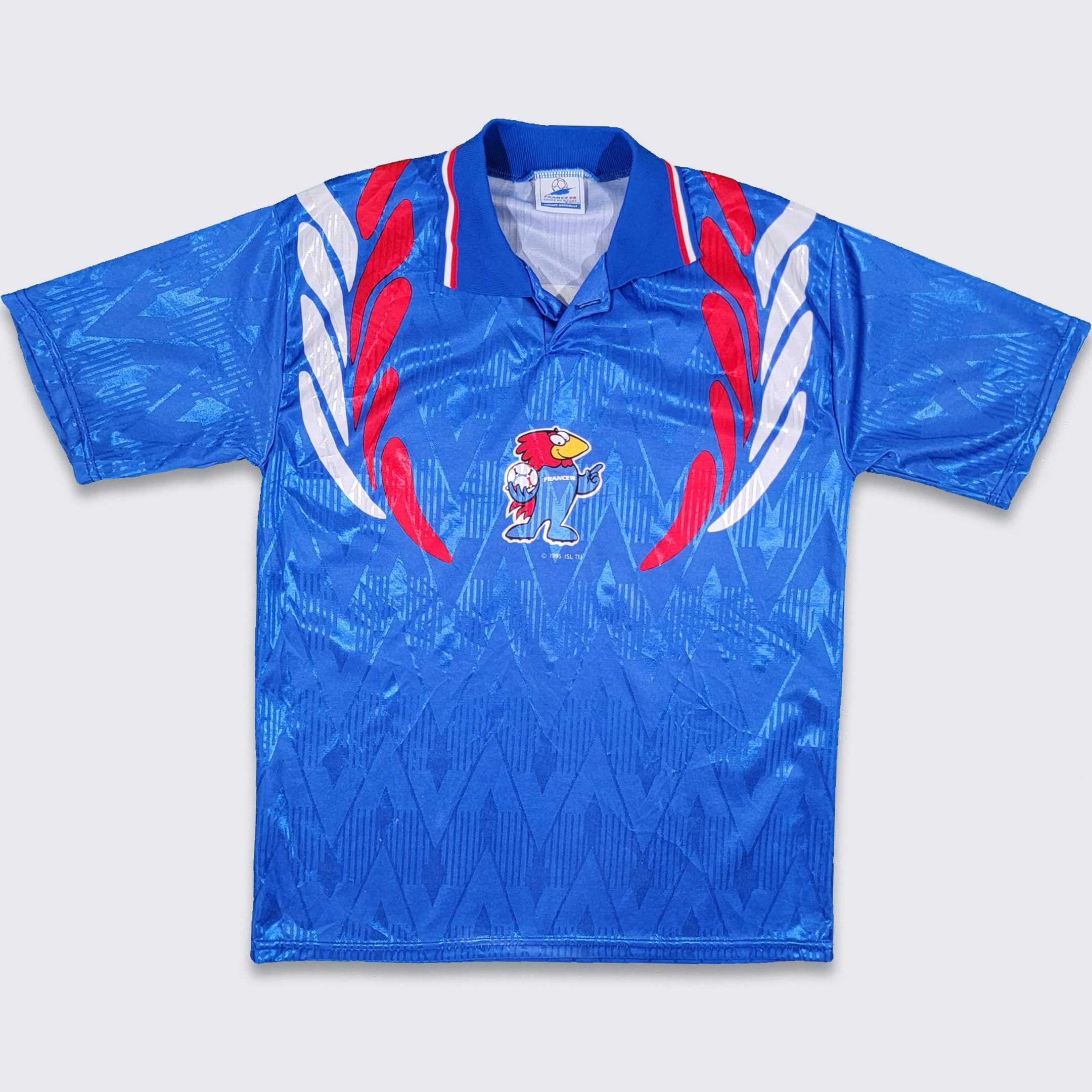 France Vintage 90s World Cup Soccer Jersey -coupe Du Monde France Vintage 90s World Cup Soccer Jersey -coupe Du Monde
