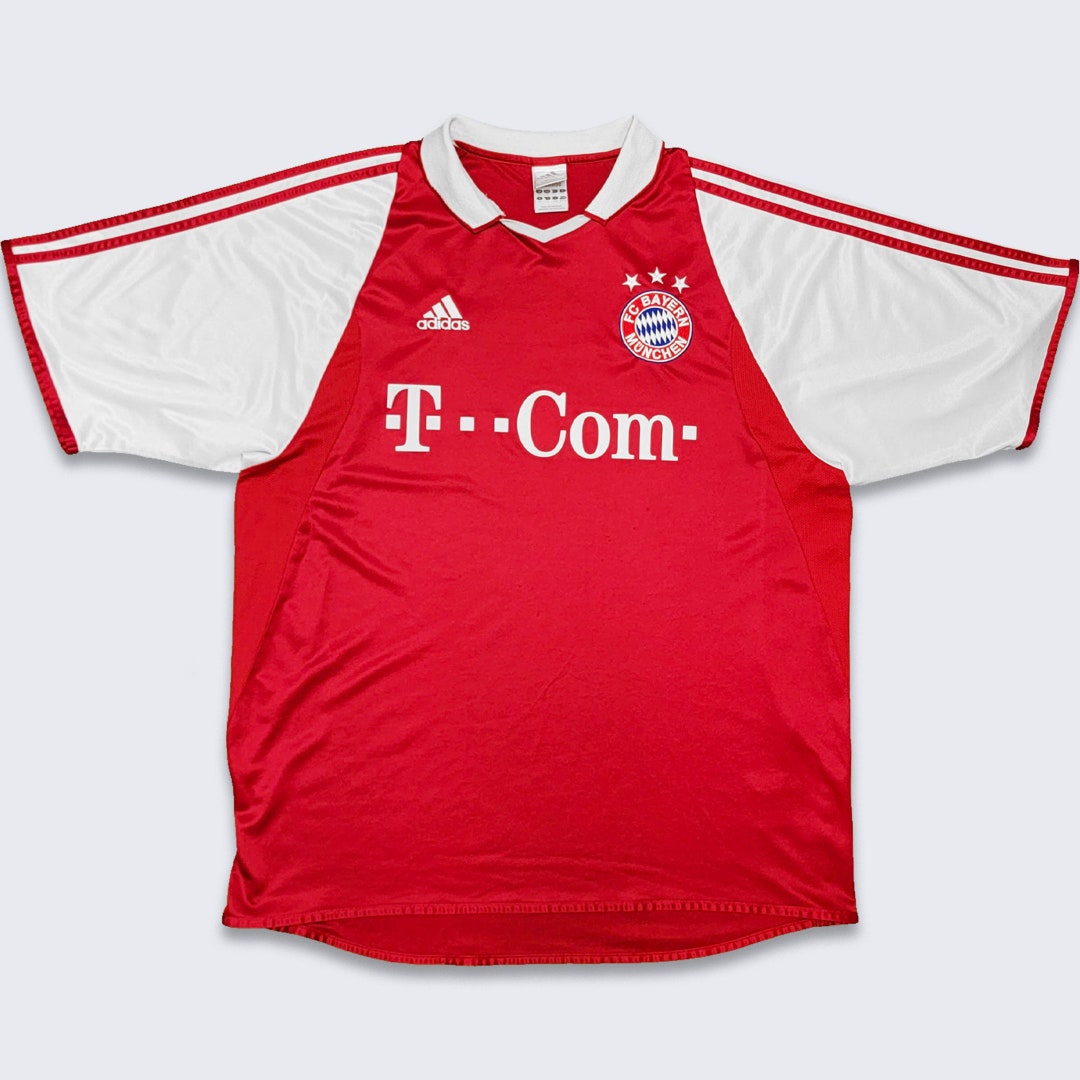FC Bayern München Vintage Adidas Soccer Jersey - 2004 Season Kit
