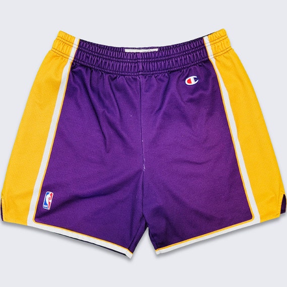 Los Angeles Lakers Vintage 90s Champion Basketball Shorts - Etsy