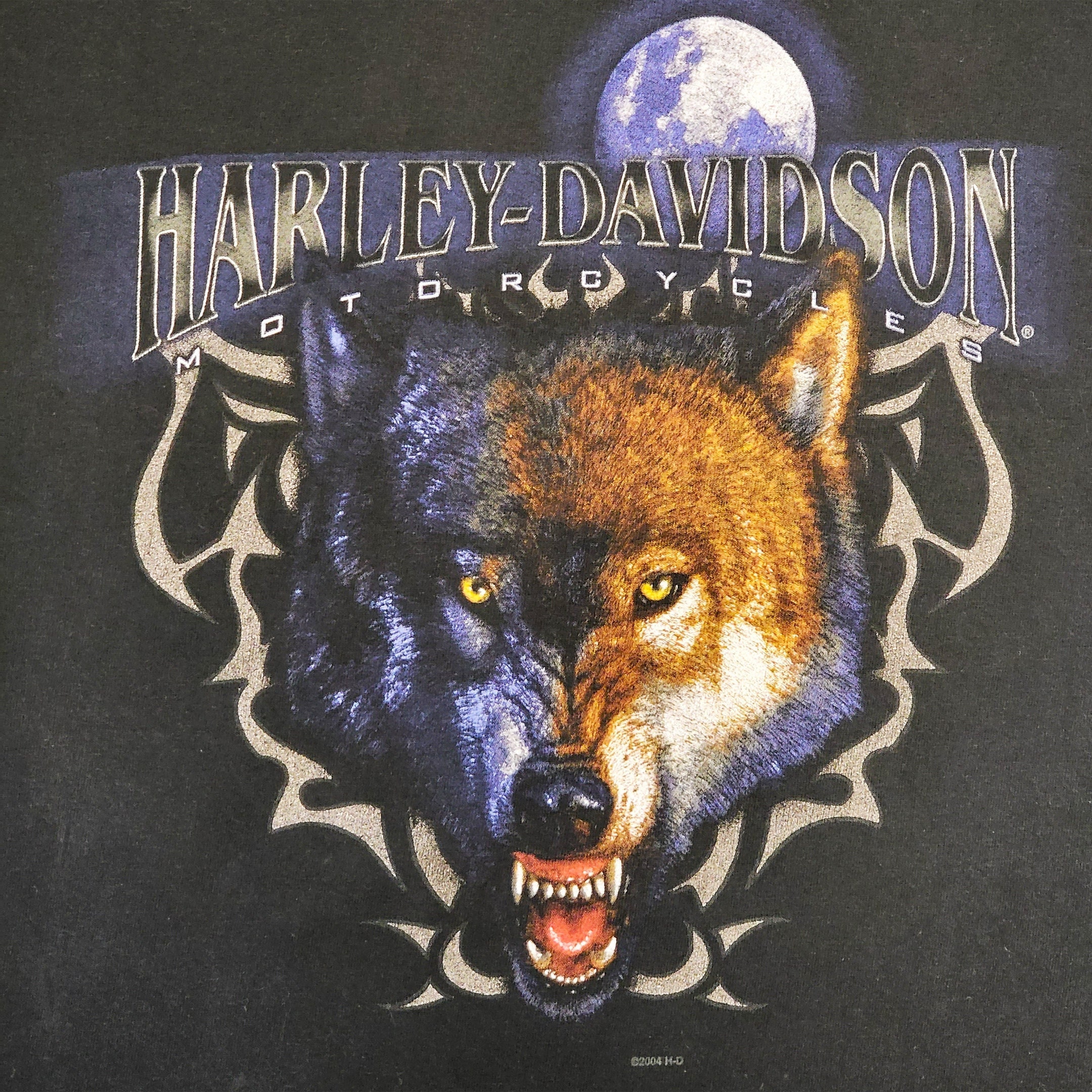 Harley davidson wolf t shirt hotsell