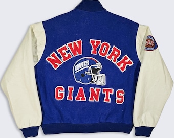 New York Giants Vintage 80s Chalk Line Varsity Jacket