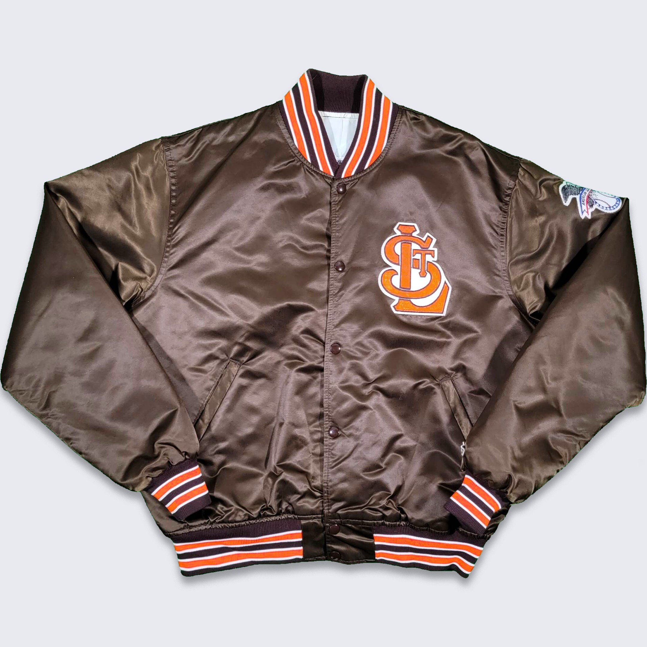 Maker of Jacket Fashion Jackets Orange Houston Astros Rhinestone Bomber Satin