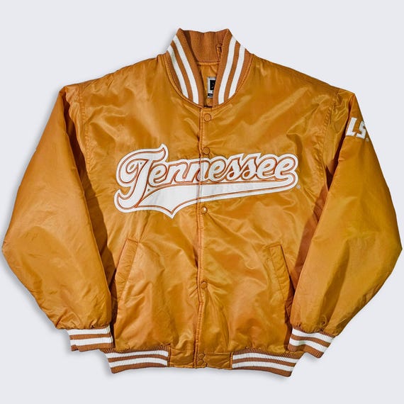 Tennessee Volunteers Vintage Y2K Starter Style Satin Bomber Jacket