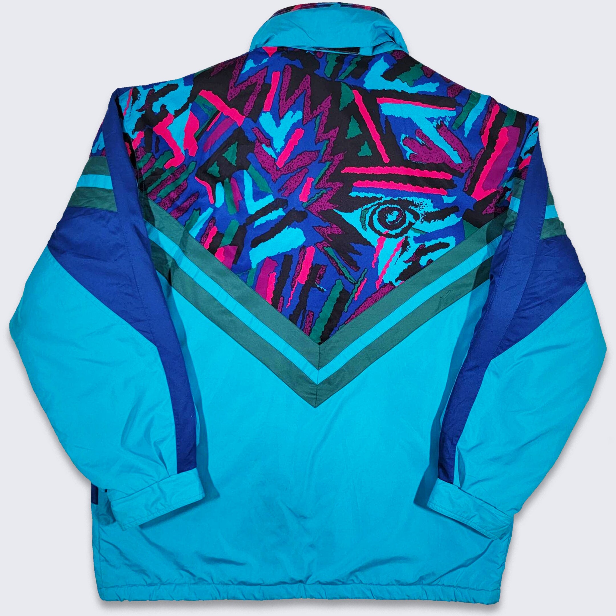 Fila Vintage 90s Italy Ski Jacket - Thermore - Fold Out Hood
