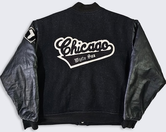 Chicago White Sox Vintage 90s Jeff Hamilton Varsity Jacket