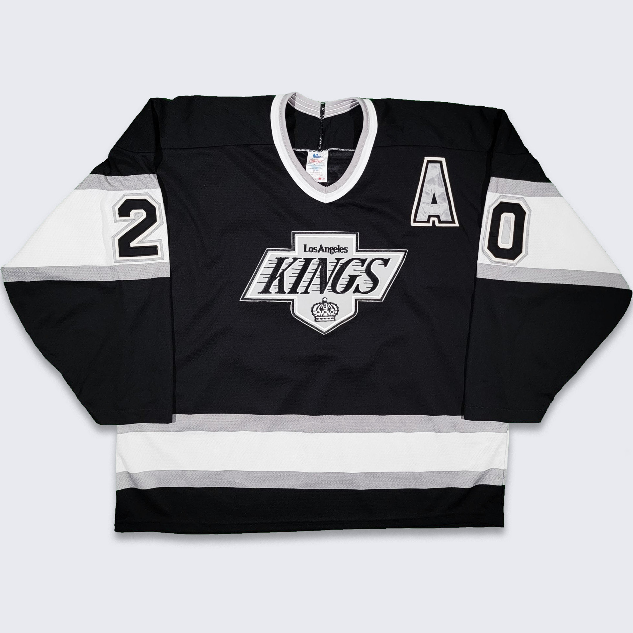 Women's Vintage Los Angeles LA Kings Crown Long Sleeve Hockey Jersey by  CCM, XS