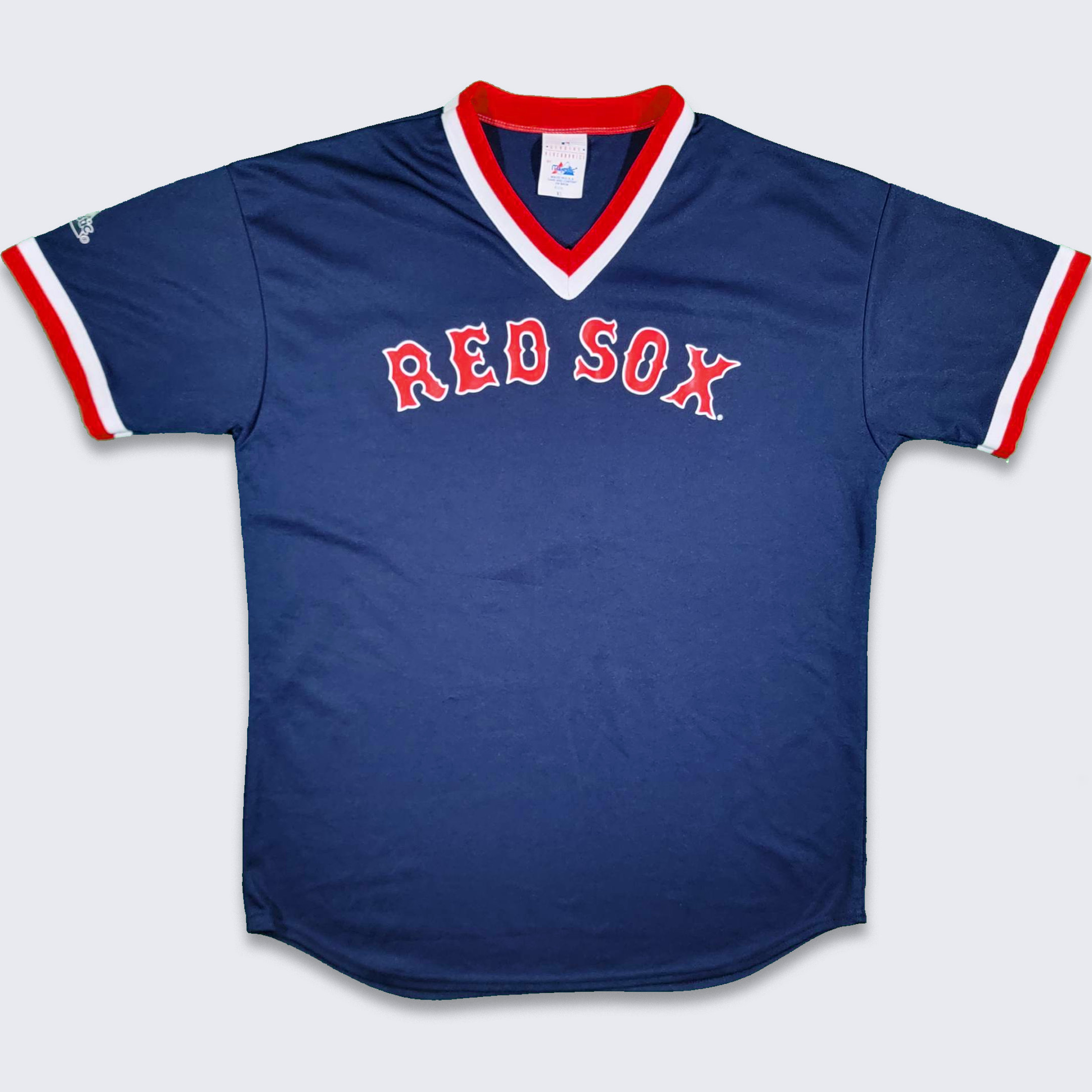 Majestic Coco Crisp Boston Red Sox Jersey T Shirt MLB Baseball Blue Size M