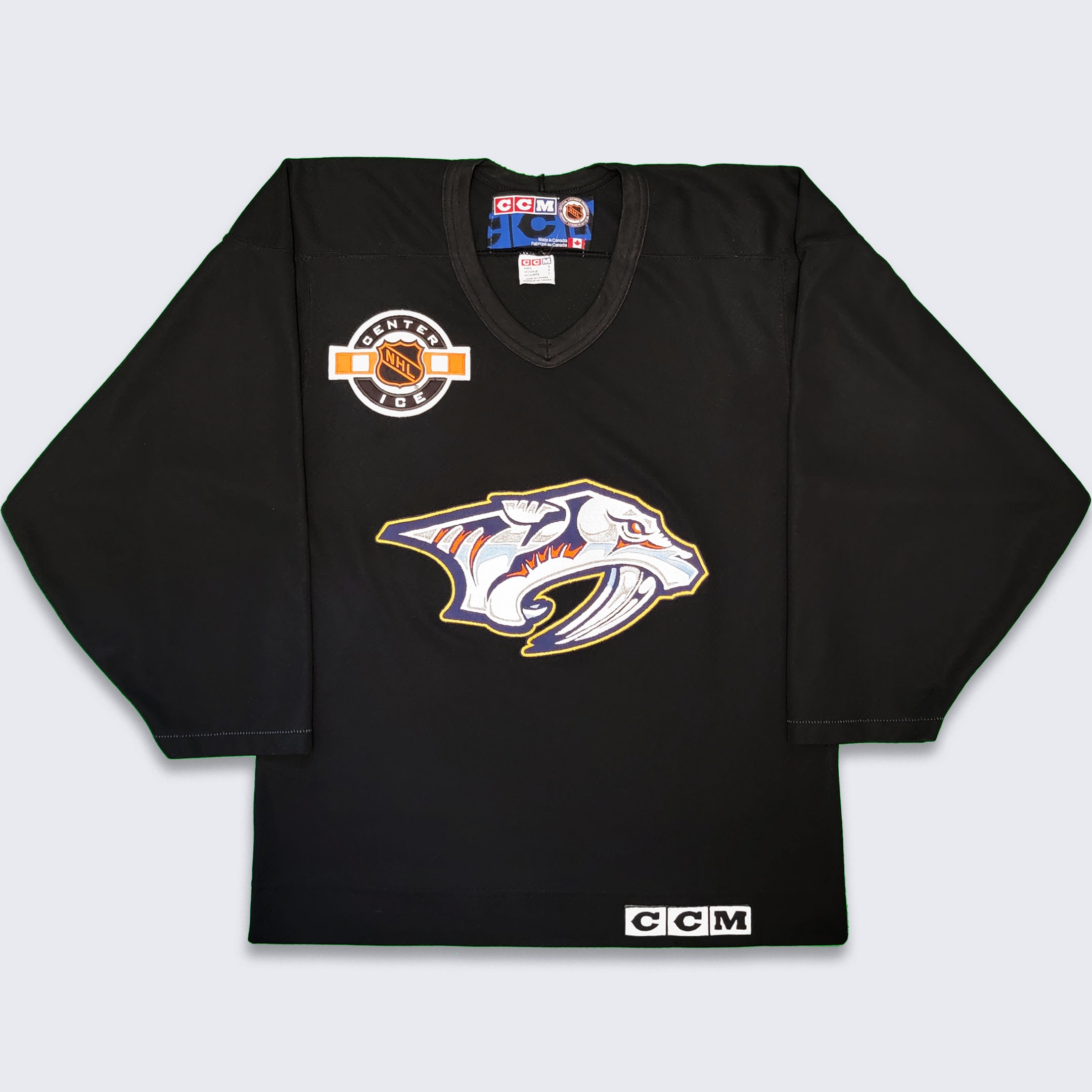 Reebok Nashville Predators NHL Vintage Sewn Name Number Jersey