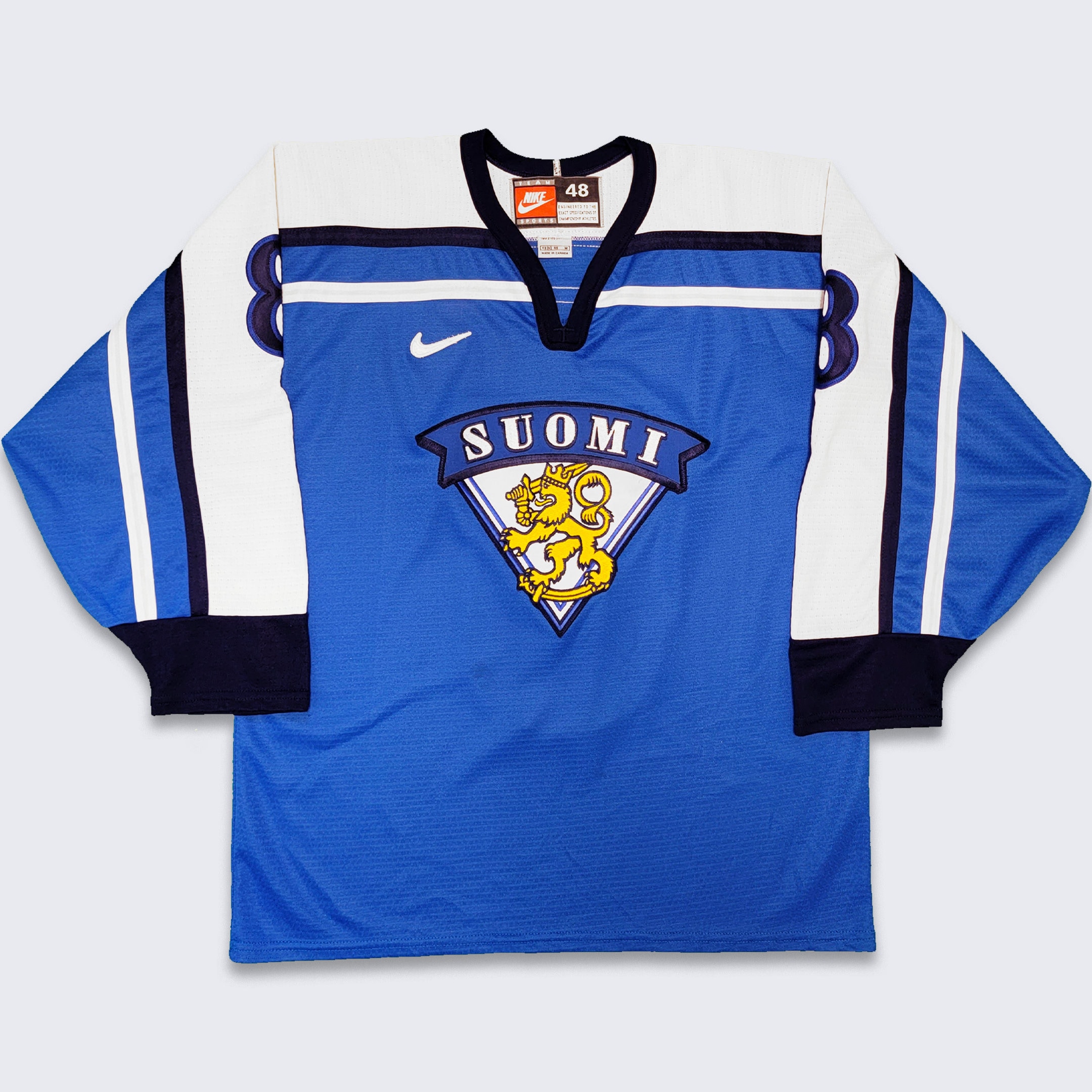 Personalised Finland Ice Hockey World Championships Suomi Hockey Jersey -  White Version LT7 in 2023