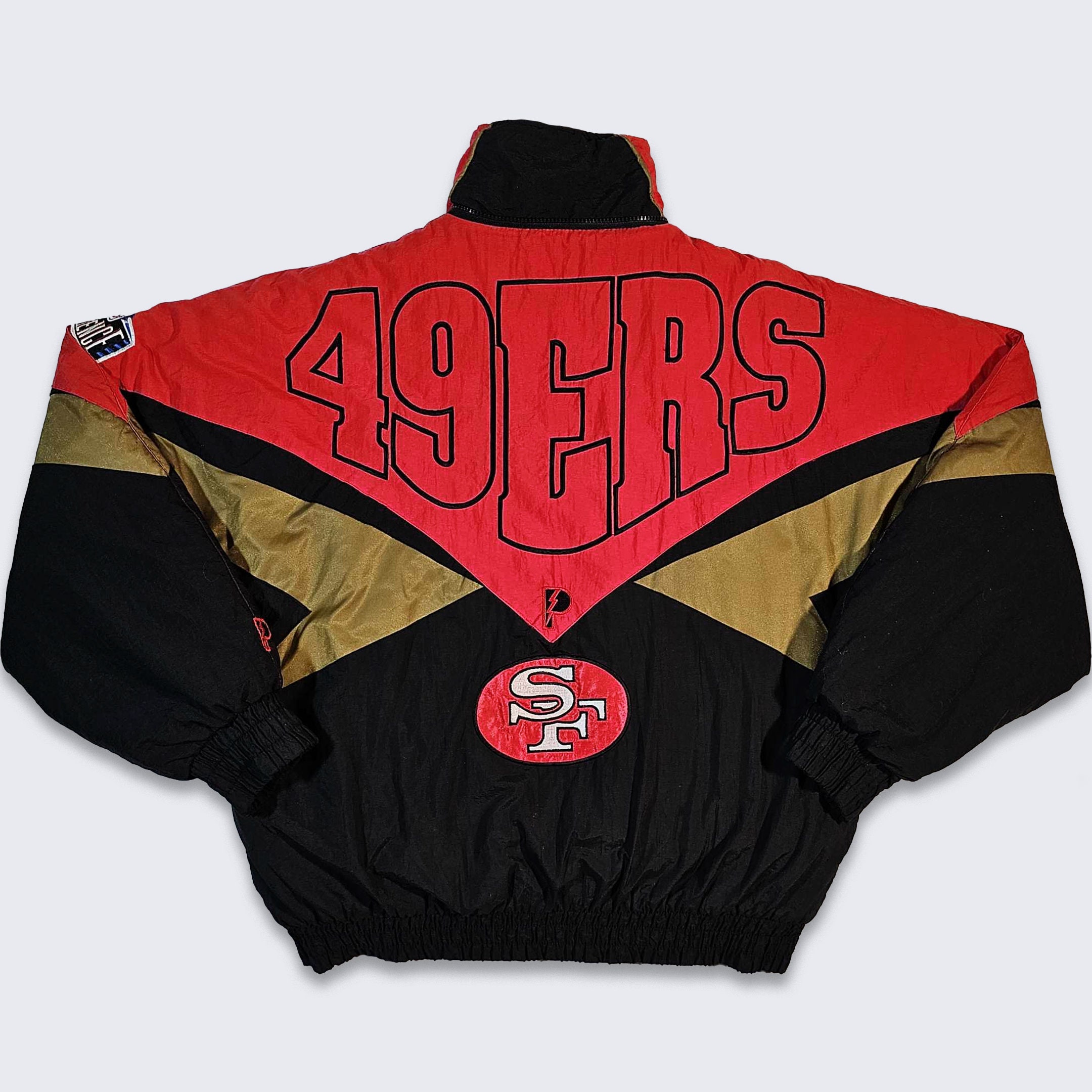 San Francisco 49ers Vintage 90s Pro Player Jacket NFL Football Red & Black  Coat NFL Experience Size Men's Large Free SHIPPING -  India