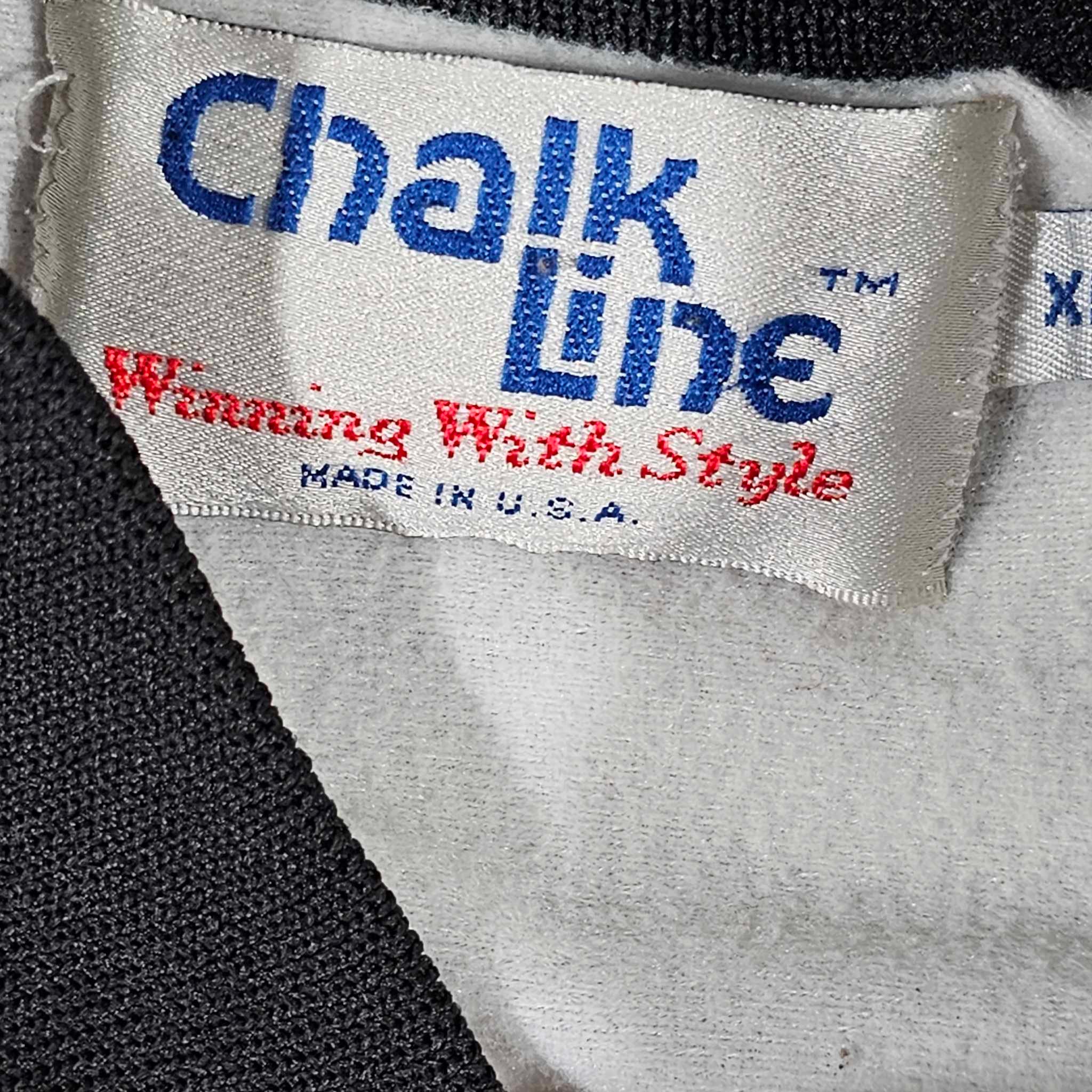 Vintage Rare San Antonio Spurs David Robinson Chalk Line Fatimation Jacket  Sz L