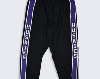 Washington Huskies Vintage jaren 90 In Play Spell Out joggingbroek