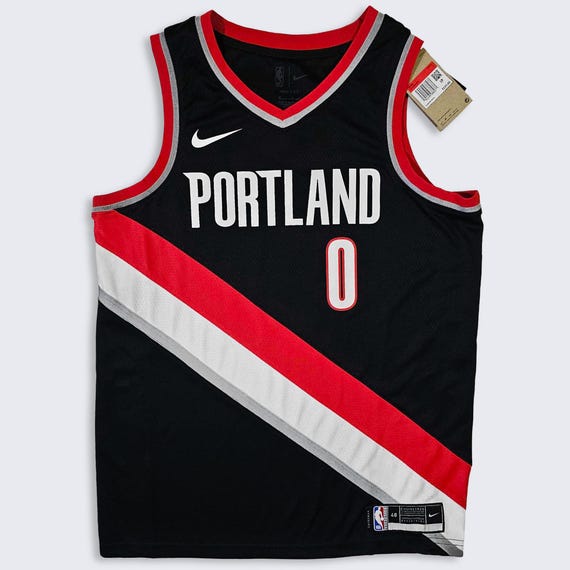 Portland Trail Blazers Damian Lillard Nike Swingman Basketball Jersey - NWT - Deadstock - Men's Size : Large ( L ) - Free Shipping