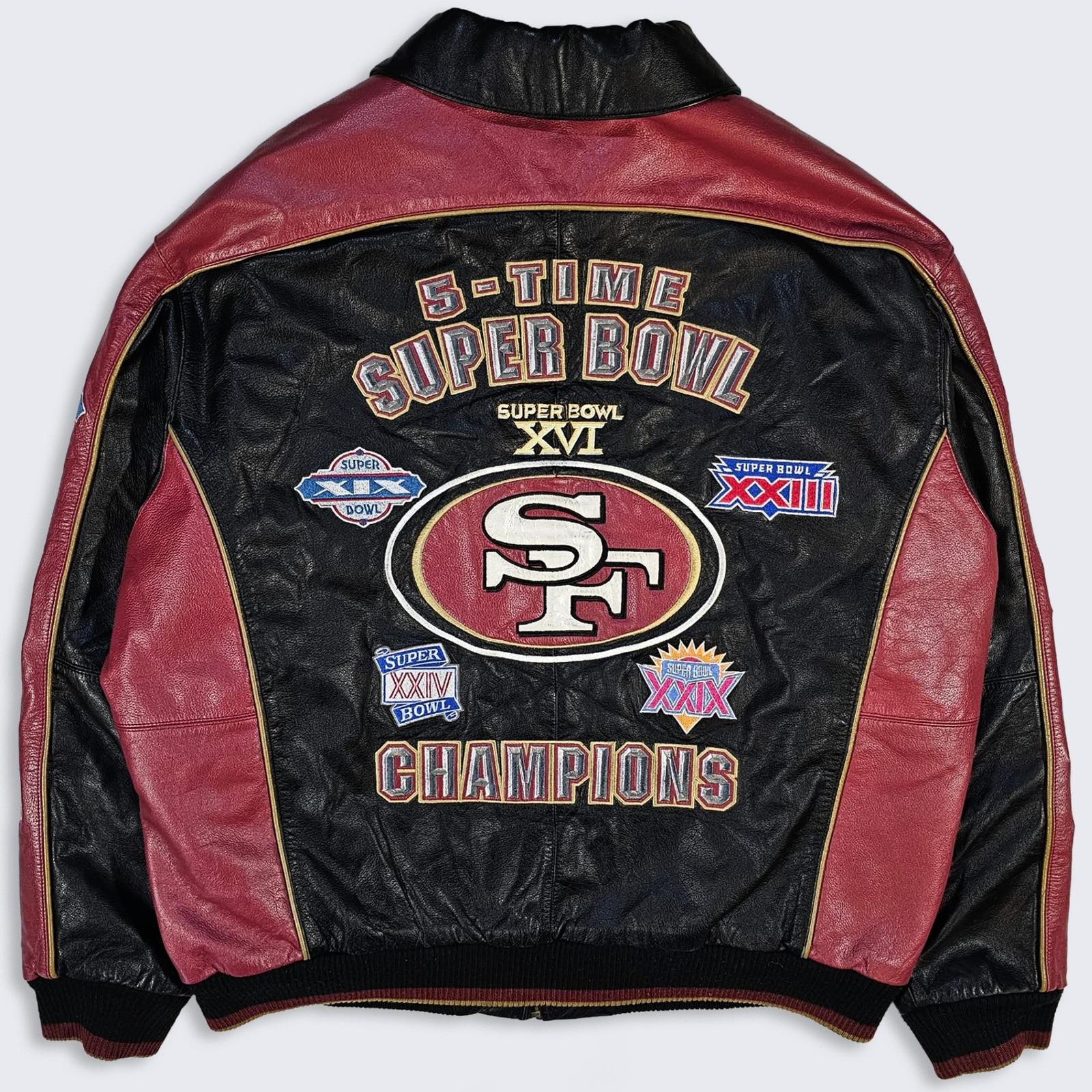 San francisco 49ers leather jacket - Etsy 日本