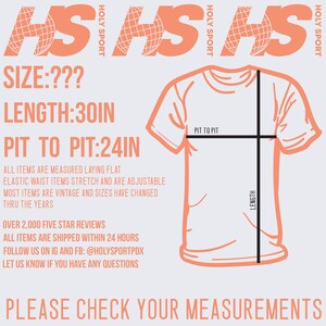 May include: A diagram showing the measurements of a t-shirt. The measurements are: length 30 inches, pit to pit 24 inches. The text "SIZE:???" is also included. The text "PLEASE CHECK YOUR MEASUREMENTS" is at the bottom of the image.