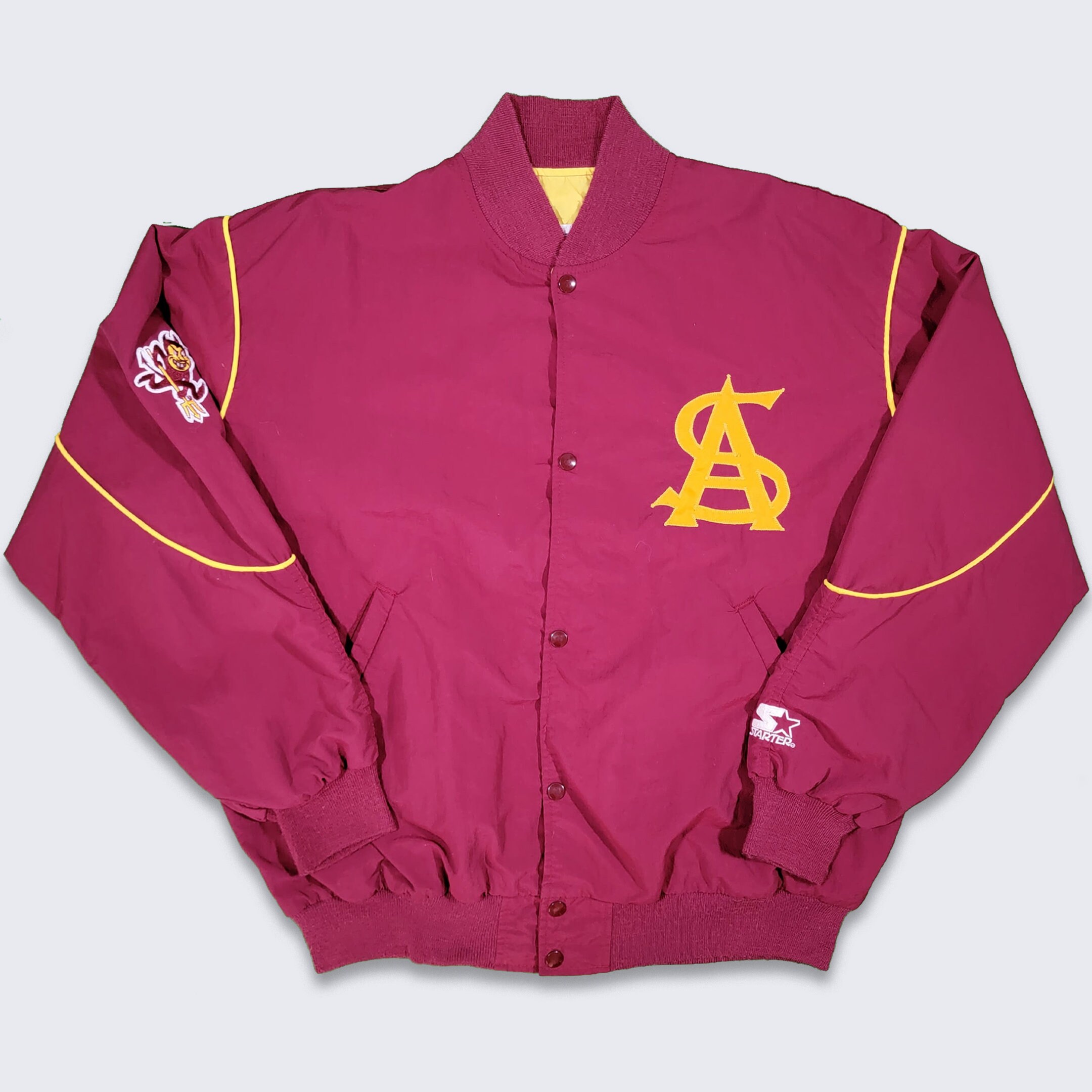 Arizona State Sun Devils Vintage 80s Starter Windbreaker Bomber