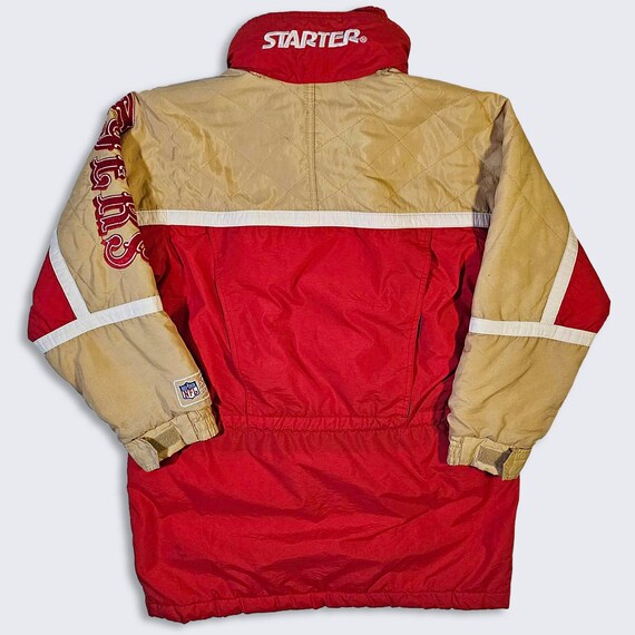 San Francisco 49ers Vintage 90s Starter Long Jacket - Double