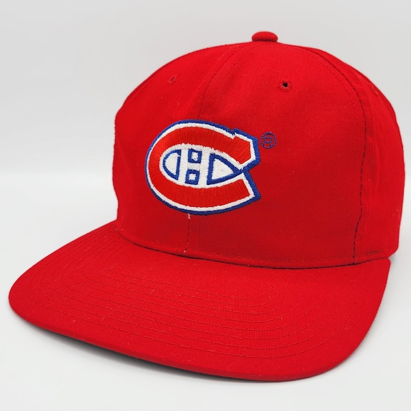 Montreal Canadiens Vintage Starter Snapback Hat - NHL Hockey Red Baseball Style Cap - Official Licensed Product - One Size - FREE SHIPPING