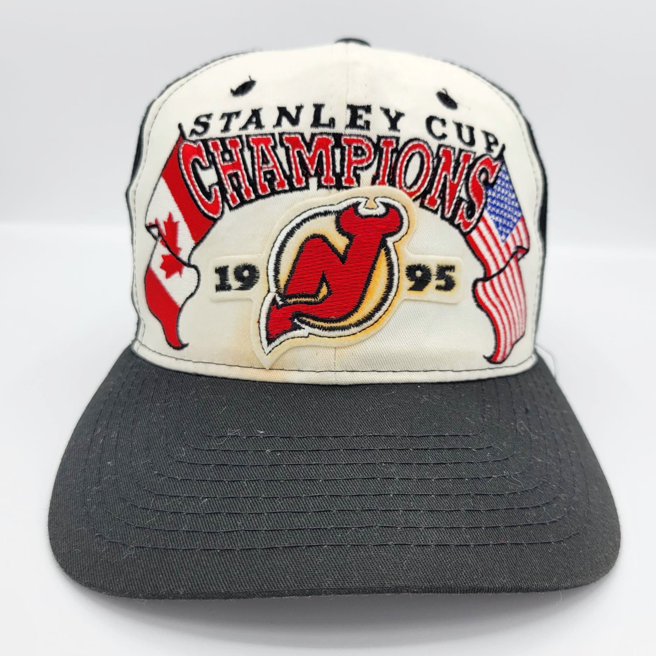 VINTAGE Detroit Red Wings Hat Cap Strap Back Starter NHL Hockey Stanley Cup  Mens