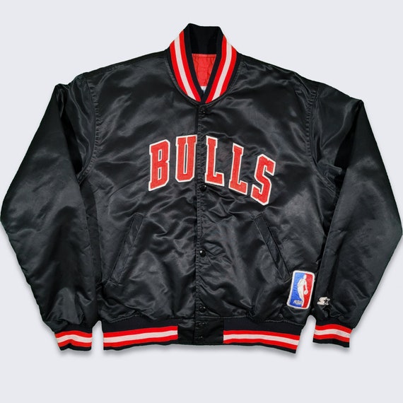 Chicago Bulls Satin Varsity Jacket