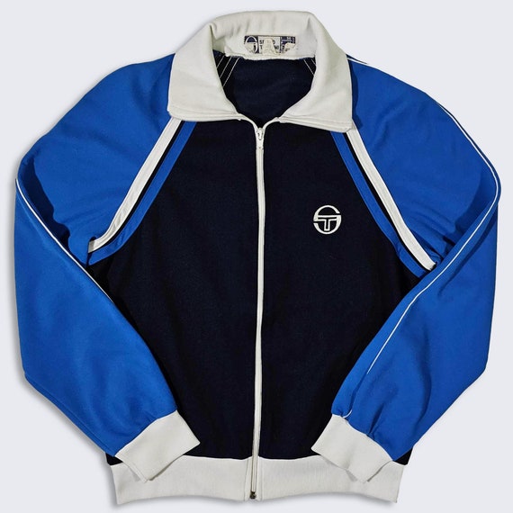 Sergio Tacchini Vintage 70s Track Jacket - Made in Italy - Athletic Lightweight Coat - Men's Size 40 / Fits Like Small ( S ) - FREE SHIPPING