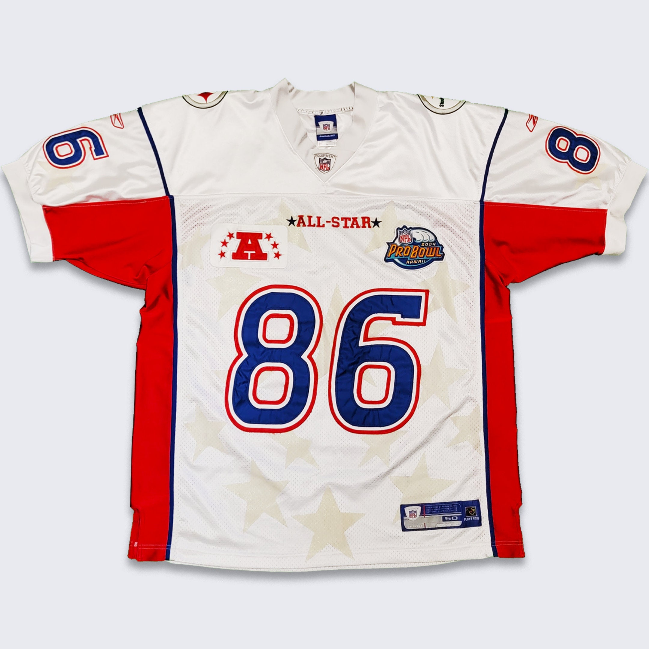 NFL Pro Bowl Vintage Hines Ward Reebok Football Jersey - 2004 All
