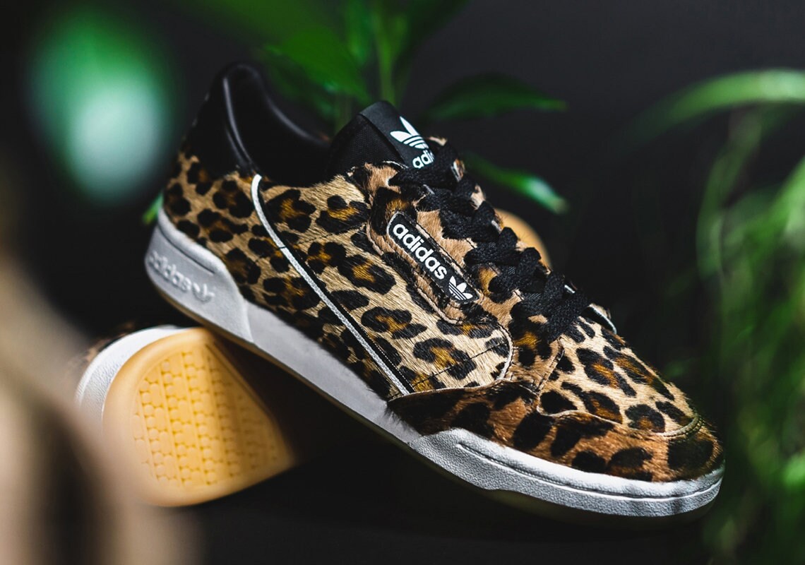 leopard print continental 80s