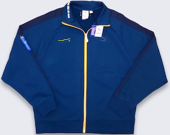 Ader Error X Puma Blue T7 Track Jacket - NWT - New with Tags - Size Men's Small - FREE SHIPPING - Deadstock