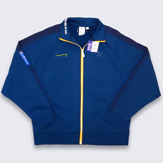 Ader Error X Puma Blue T7 Track Jacket - NWT - New with Tags - Size Men's Small - FREE SHIPPING - Deadstock
