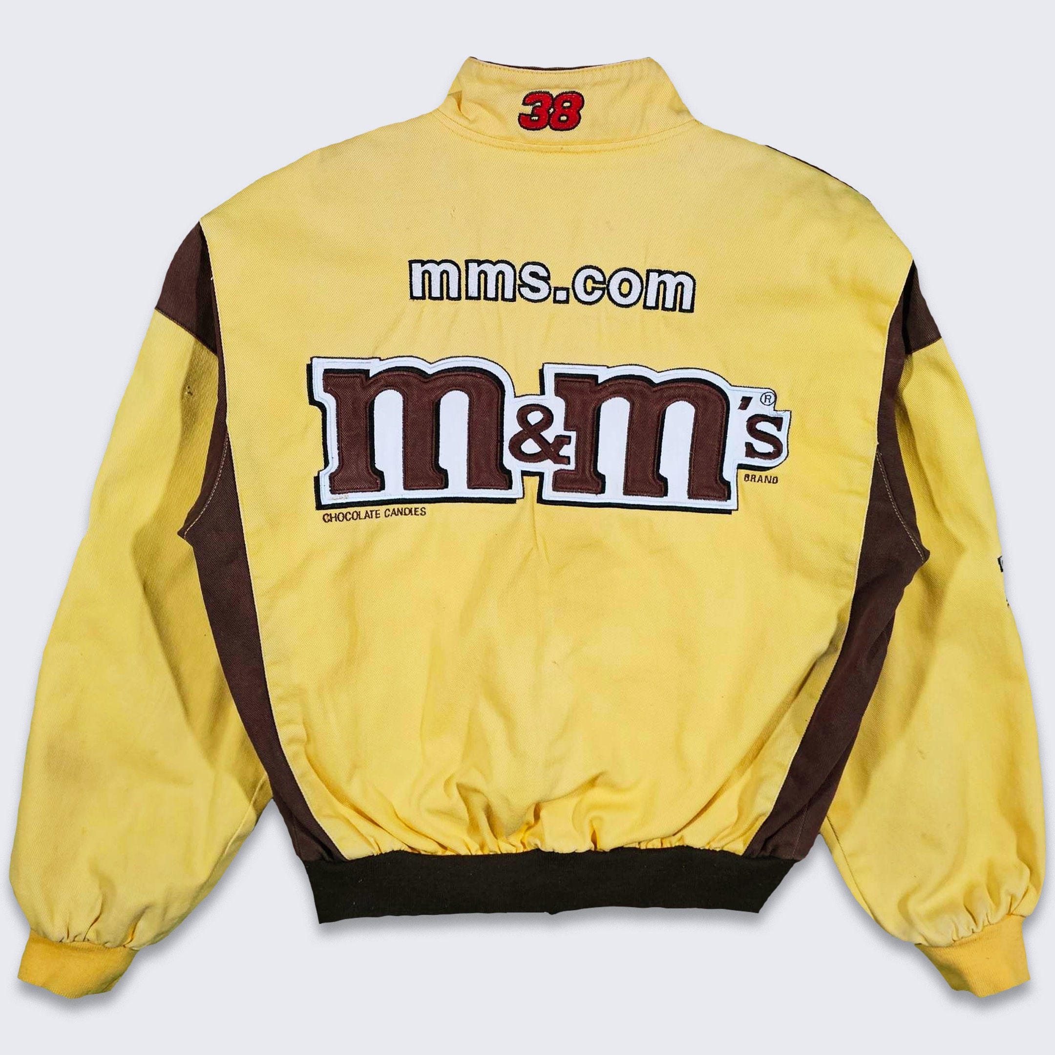 M&M's NASCAR Vintage Jeff Hamilton Racing Jacket - Elliot M&M's NASCAR Vintage Jeff Hamilton Racing Jacket - Elliot