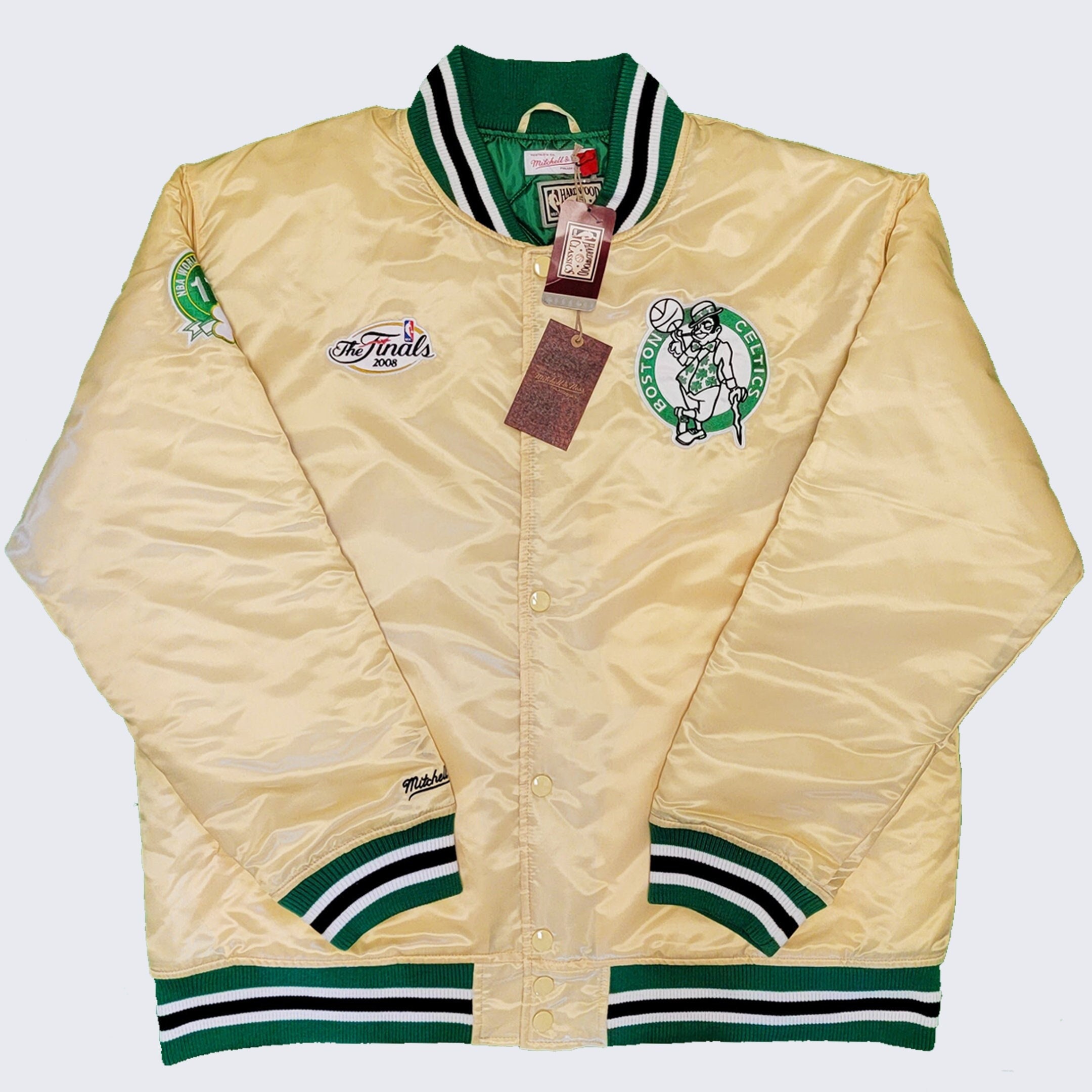 Mitchell & Ness Flight Satin Bomber Jacket Los Angeles Lakers