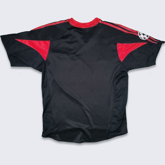 Bayern Munchen Vintage 00s Adidas Soccer Jersey - 2005 Black Third