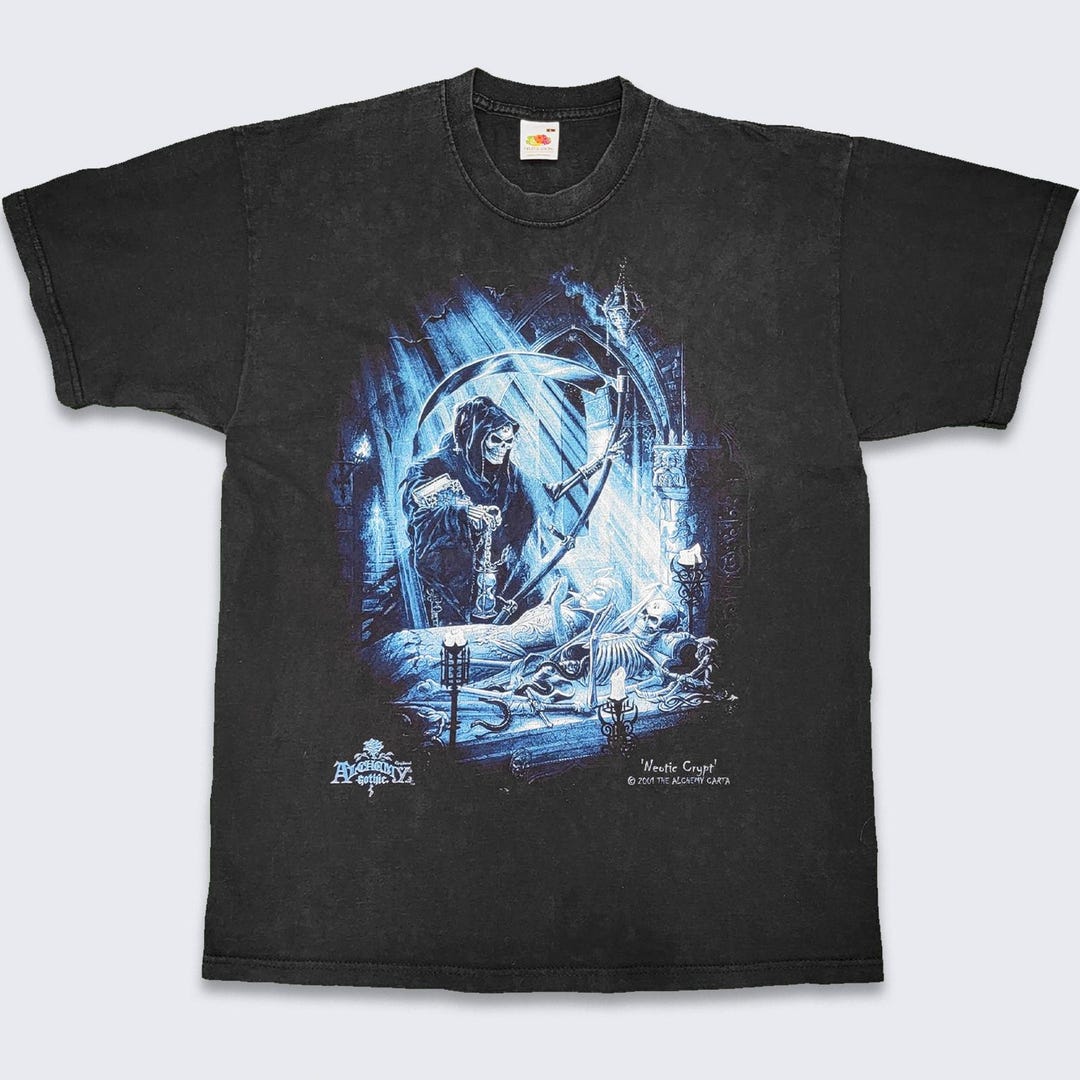 Alchemy Gothic Vintage 00s Neotic Crypt T-shirt - Etsy