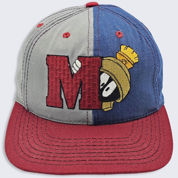 Marvin Martian Vintage 90s Looney Tunes Snapback Hat - Acme Clothing - Warner Bros. Inc. - Made in USA - One Size Fits All - FREE SHIPPING