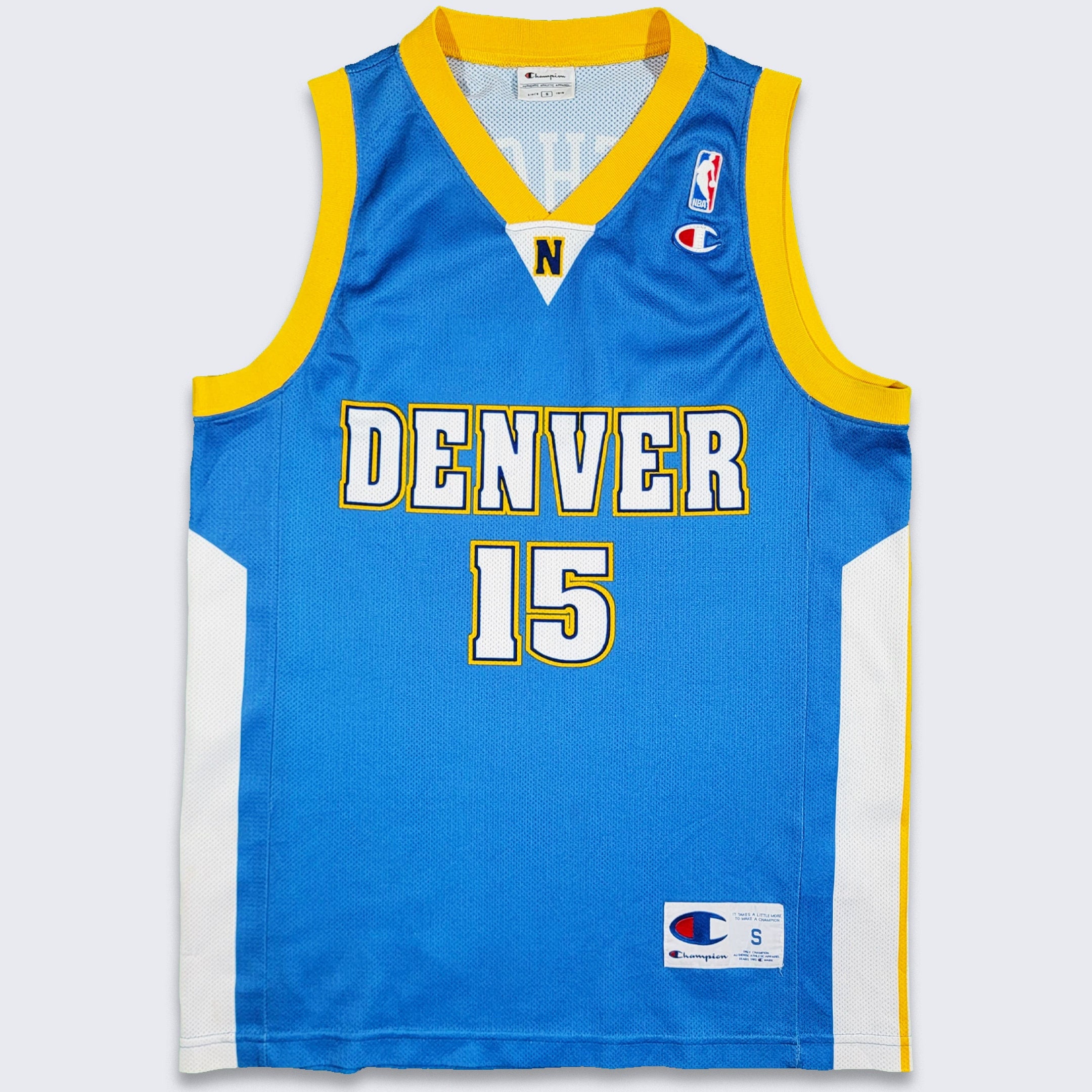 Champion Vintage 90s Denver Nuggets #15 Carmelo Anthony jersey NBA