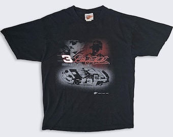 NASCAR Vintage Dale Earnhardt Winner's Circle T-Shirt - Legendary Racing - Black Color Tee - Men's Size : Extra Large ( XL ) - Free SHIPPING