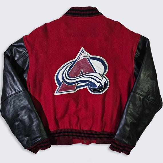 Colorado Avalanche Vintage 90s Carl Banks Varsity Jacket