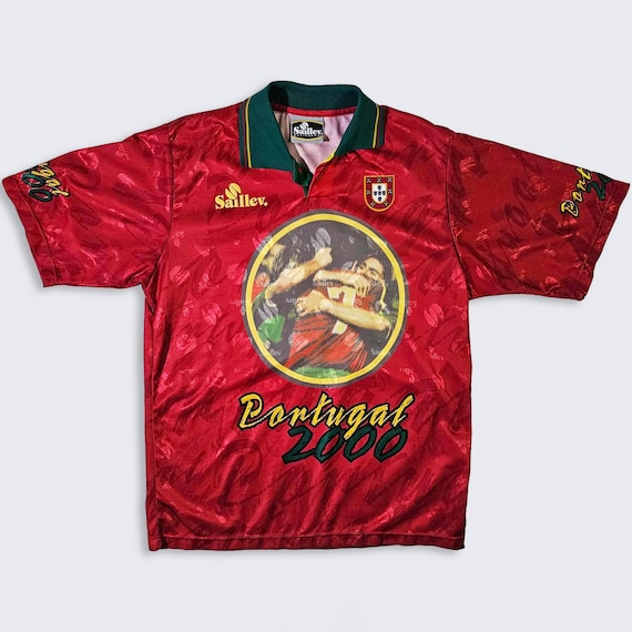 Portugal Vintage Y2K Saillev World Cup Soccer Jersey