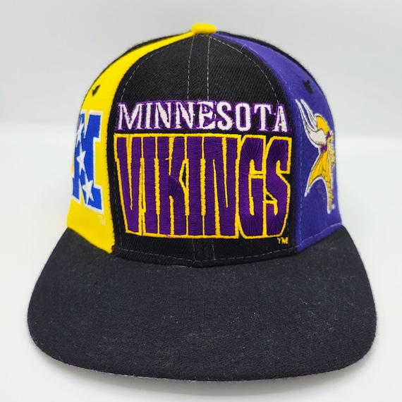 Minnesota Vikings Vintage Drew Pearson Snapback Hat - Wool Blend - NFL Football Baseball Cap - One Size Fits All - FREE SHIPPING