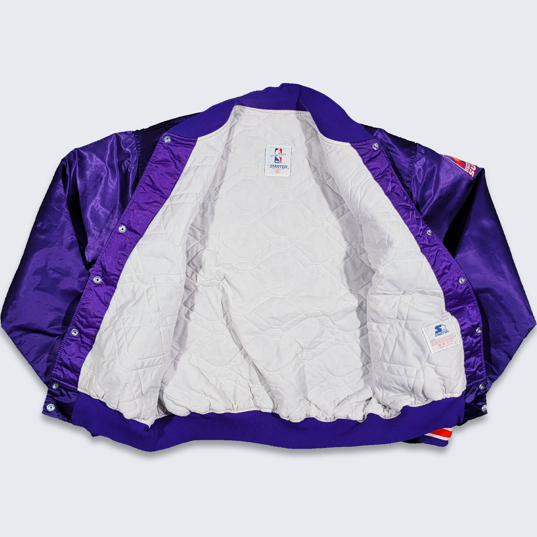 vintage phoenix suns starburst starter nylon jacket – change clothes