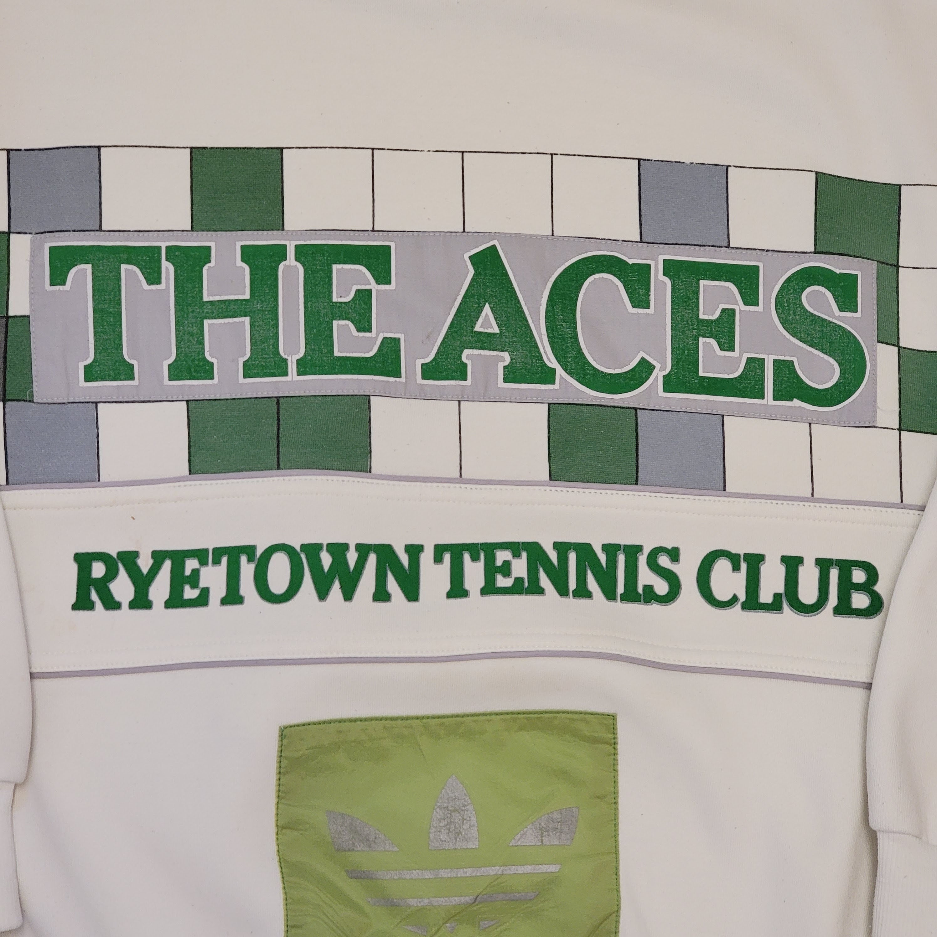 Buy Adidas Vintage 90s Aces Ryetown Tennis Club Sweatshirt- White 