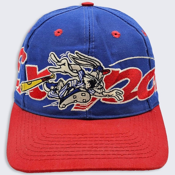 Montreal Expos Vintage 90s Bugs Bunny Snapback Hat - MLB Looney Tunes Baseball Cap - Genuine Merchandise - One Size Fits All - FREE SHIPPING
