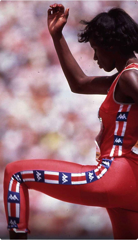 Vintage 80s Kappa USA Track & Field Olympic Jacket - Medium