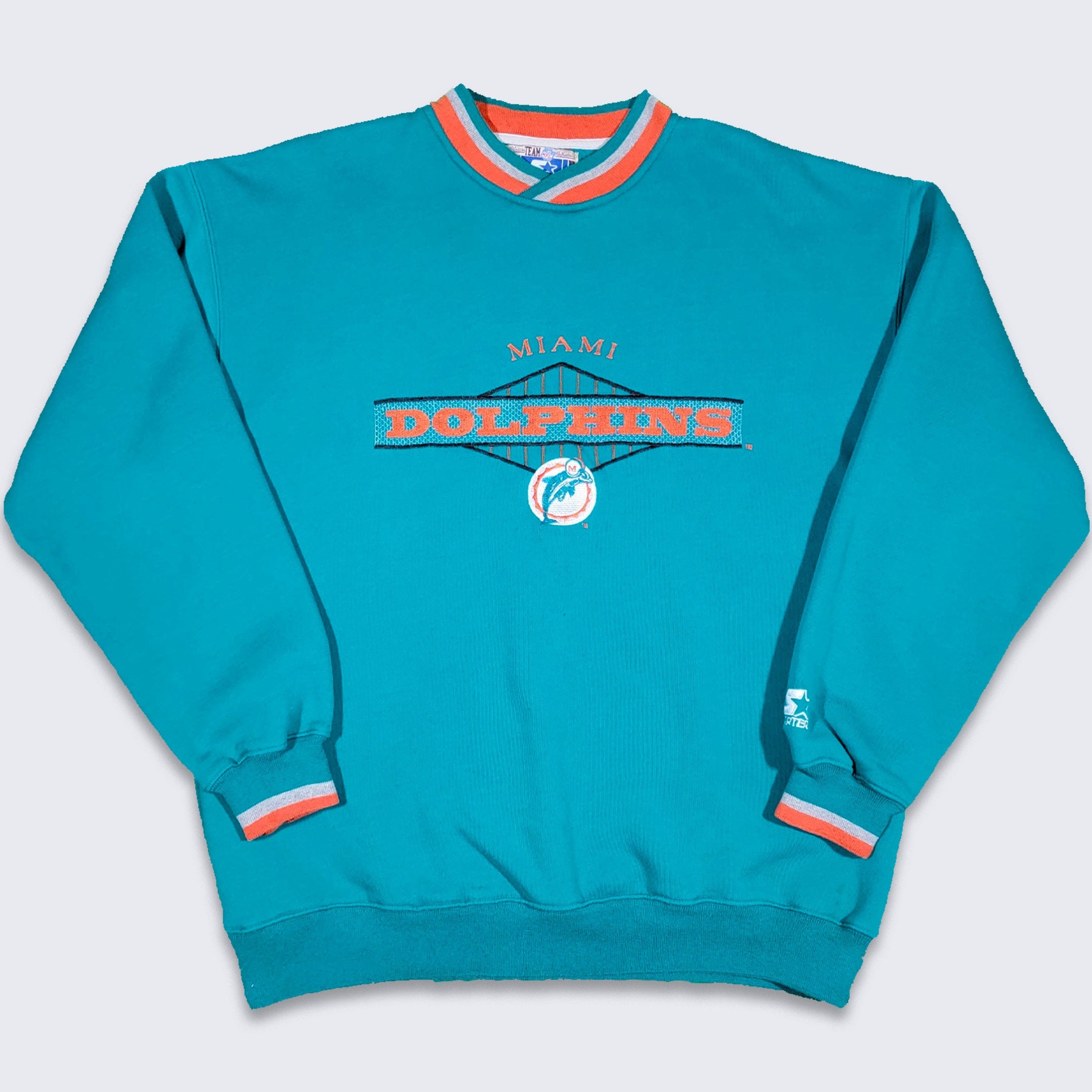 Miami Dolphins Vintage 90s Starter Sweatshirt NFL Football 