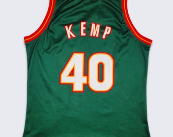 Vintage Shawn Kemp Seattle Supersonics T-shirt NBA 90s Basketball Sonics  Reign Man – For All To Envy