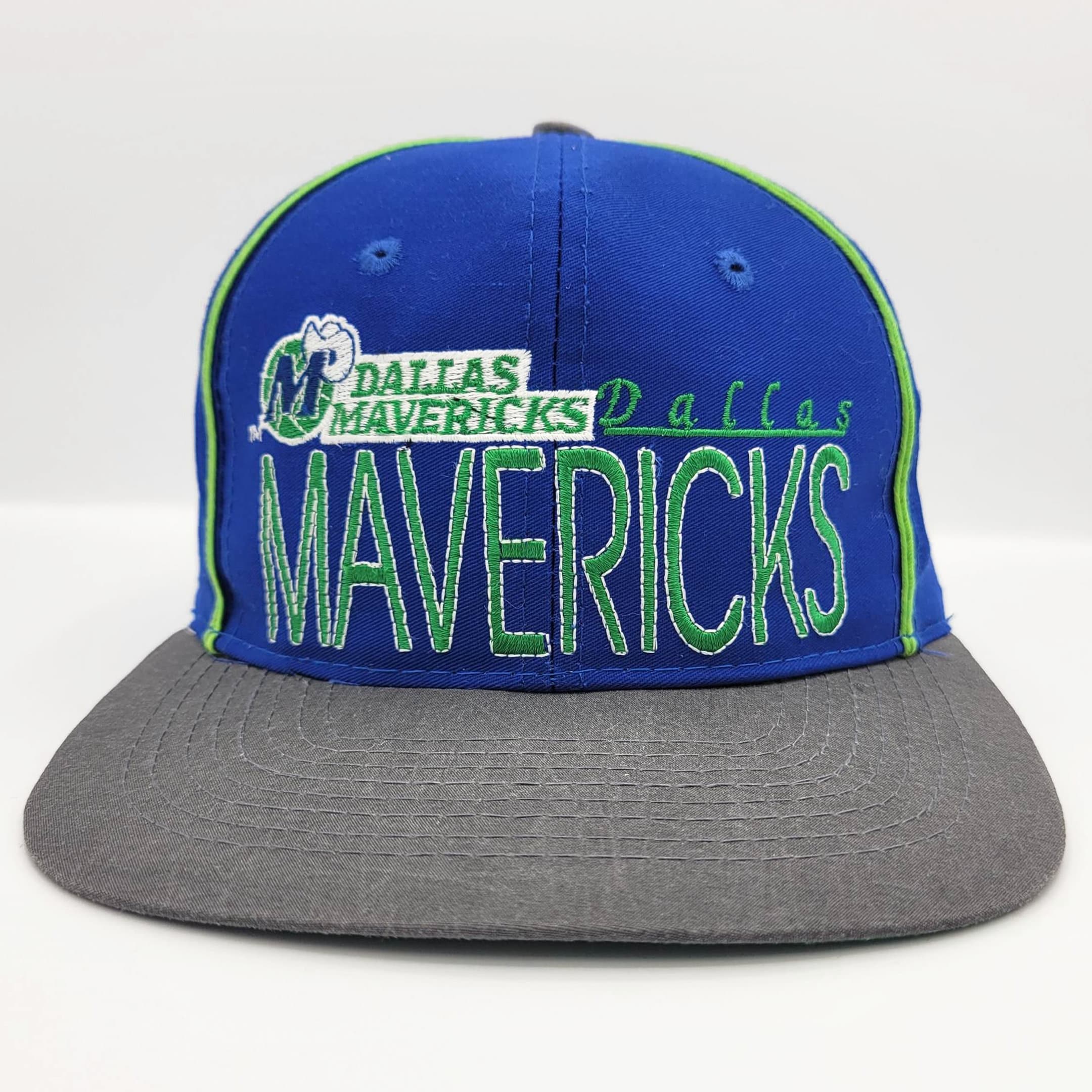 Men's Dallas Mavericks Starter Blue/Gray Baseball Jersey